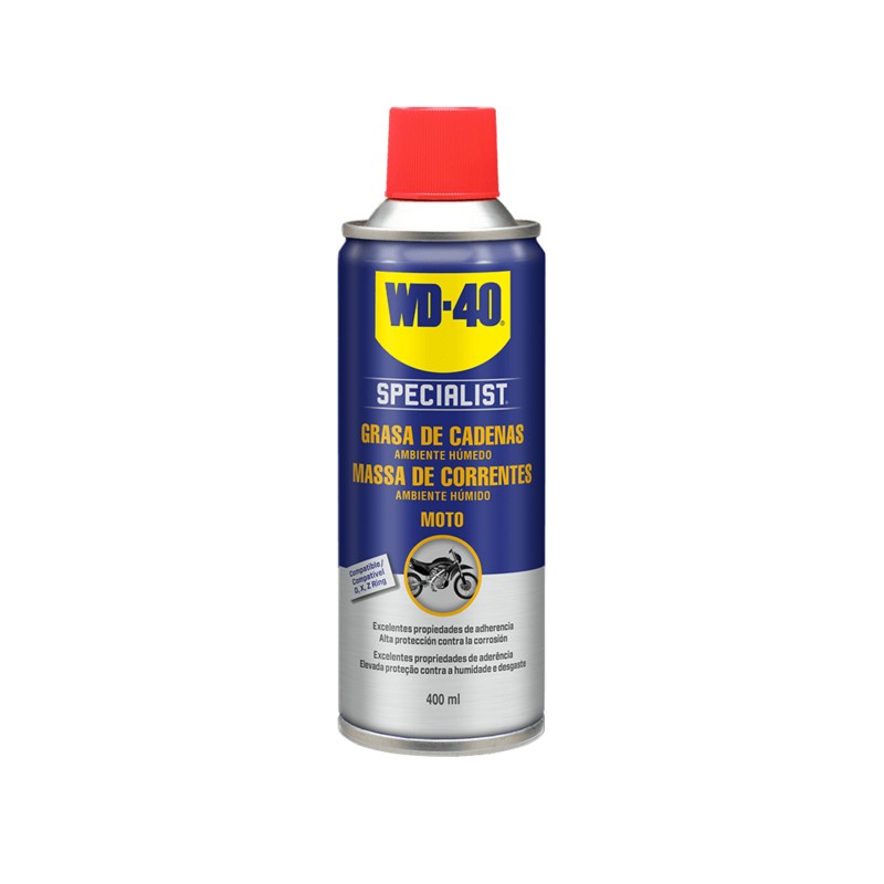 Grasa blanca para cadena WD-40 Specialist Moto condiciones húmedas ...
