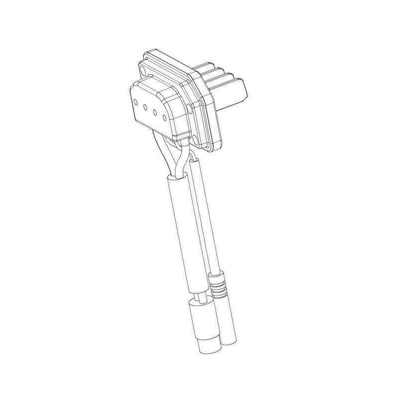 Conector 100mm para batería POLINI EVO 500W