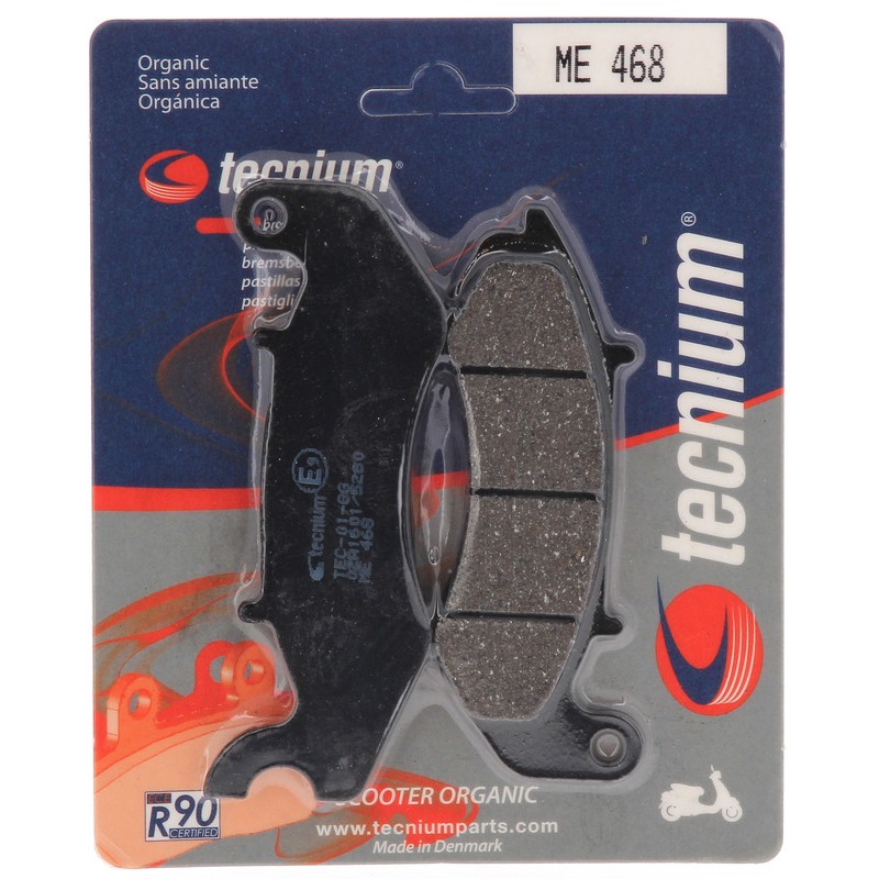 Pastillas de freno TECNIUM Scooter orgánicas - ME468