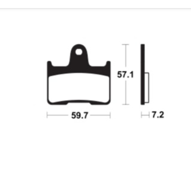Pastillas de freno TECNIUM Street Peroformance Sinterizadas - MR484
