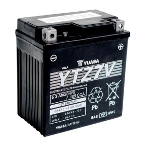 Batería YUASA Sin mantenimiento activada de fábrica - YTZ7V FA