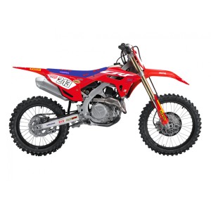 Kit adhesivos + funda de asiento BLACKBIRD Replica Team HRC 50th An...