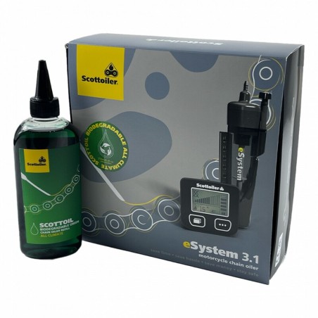 Sistema de lubricación SCOTTOILER eSystem 3.1 + Lubricante Biodegra...