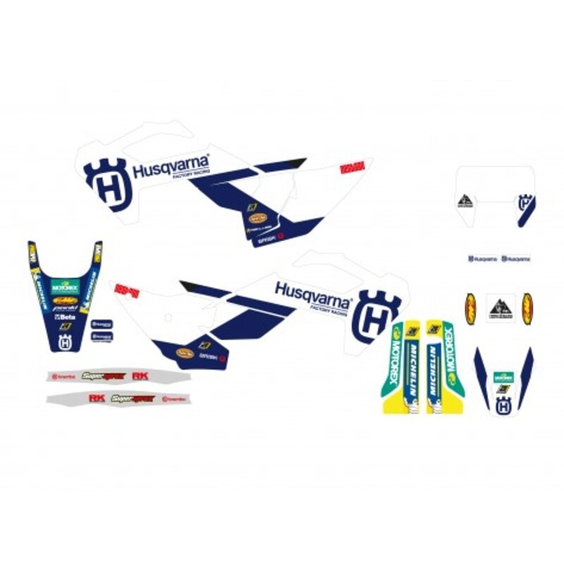 Kit de adhesivos + funda de asiento BLACKBIRD Replica Team 23