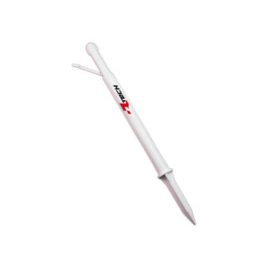 Estaca para cinta de marcaje RACETECH blanco con logo