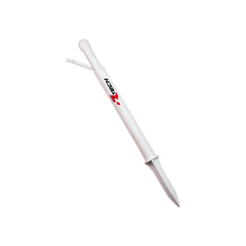 Estaca para cinta de marcaje RACETECH blanco con logo