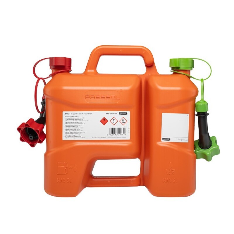 Bidón combinado para combustible PRESSOL 5L + 3L