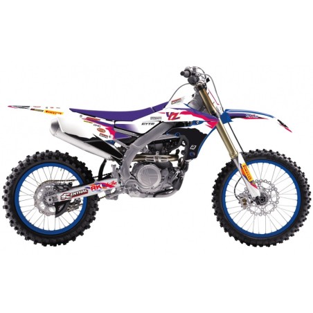 Kit de adhesivos + funda de asiento BLACKBIRD Replica Team Yamaha F...