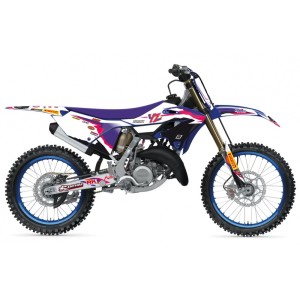 Kit de adhesivos + funda de asiento BLACKBIRD Replica Team Yamaha F...