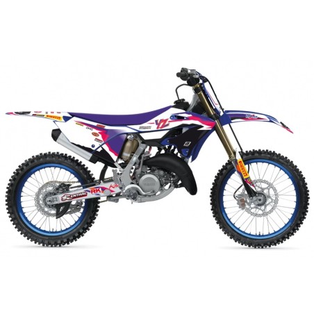 Kit de adhesivos + funda de asiento BLACKBIRD Replica Team Yamaha F...