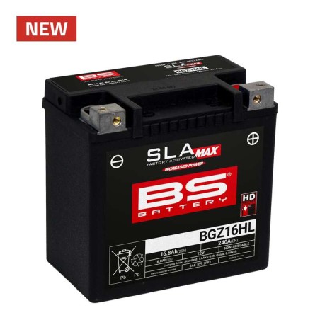 Batería BS BATTERY SLA Max sin mantenimiento activada en fábrica - ...