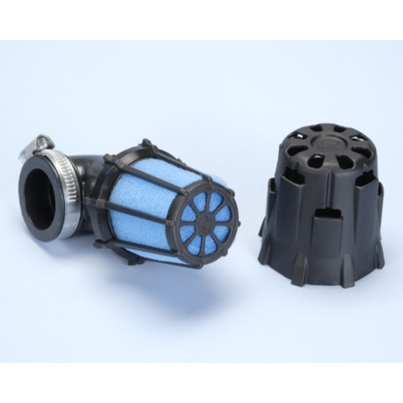Filtro de aire POLINI Air Box Small (con tapa de plástico) 90° Ø32mm
