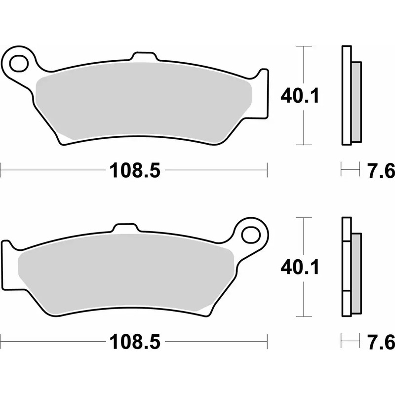 Pastillas de freno sinterizadas BREMBO - 07BB43SP