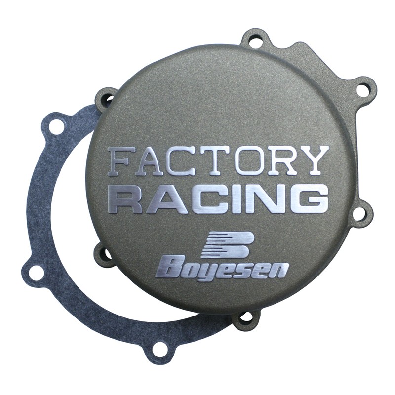 Tapa de encendido BOYESEN Factory Racing aluminio - Acabado magnesio