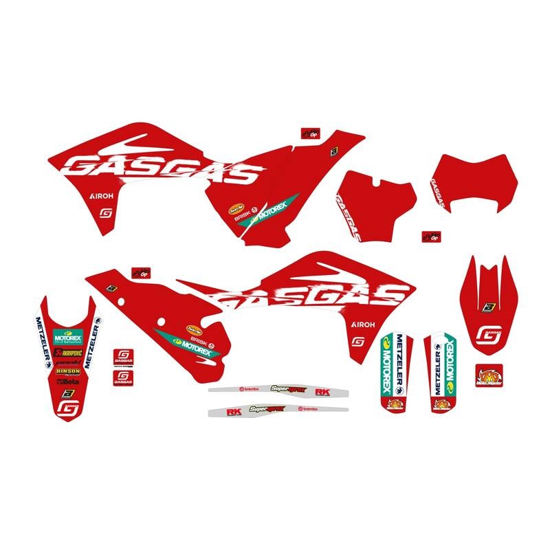 Kit de adhesivos BLACKBIRD Replica Factory Team Gas Gas
