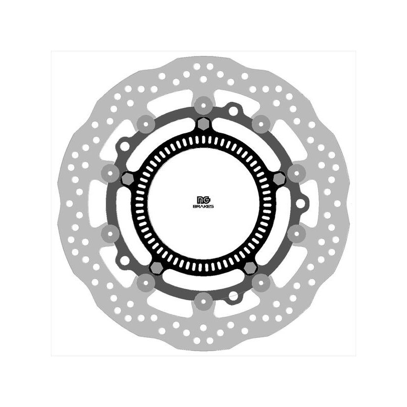 Disco de freno NG BRAKES ondulado flotante - DIS2166X