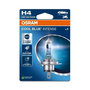 Lámpara OSRAM Cool Blue Intense H4 12V / 60 / 55W - 1 ud
