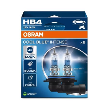 Lámpara OSRAM Cool Blue Intense HB4 12V / 51W - 2 uds