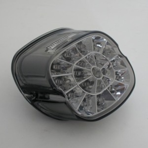 HIGHSIDER smart LED taillight, tinted glass and chrome reflector, f...