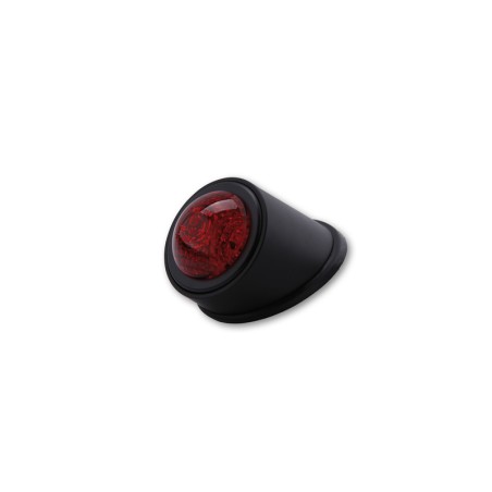 HIGHSIDER smart LED taillight OLD SCHOOL TYP1, black, red glass, E-...