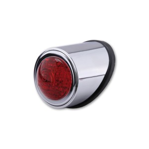 HIGHSIDER smart LED taillight OLD SCHOOL TYP1, chrome, red glass, E...