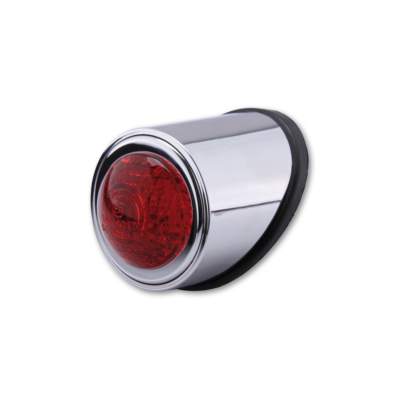 HIGHSIDER smart LED taillight OLD SCHOOL TYP1, chrome, red glass, E...