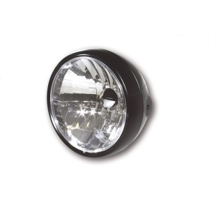 HIGHSIDER smart Headlight, 6 1/2 metal housing black satin finished...