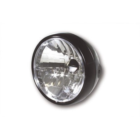 HIGHSIDER smart Headlight, 6 1/2 metal housing black satin finished...