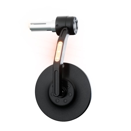 HIGHSIDER Conero Black Edition Bar End Mirror W. Led Indicator