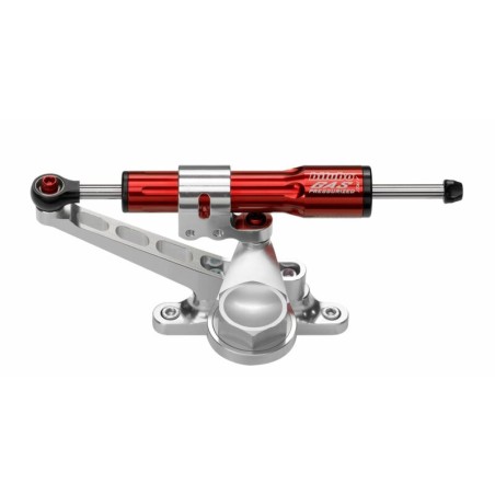 BITUBO Red Steering Damper Kit Over Fuel Tank Position Yamaha YZF-R1