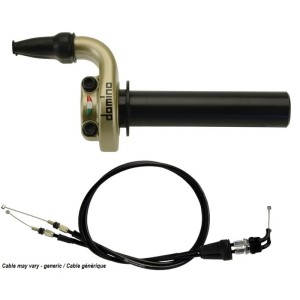 Kit acelerador DOMINO KRE con cables dorado