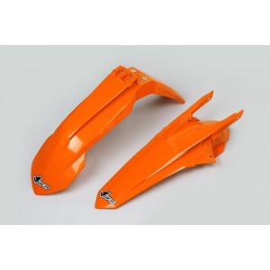 Kit guardabarros delantero & Trasero UFO OEM Color naranja KTM