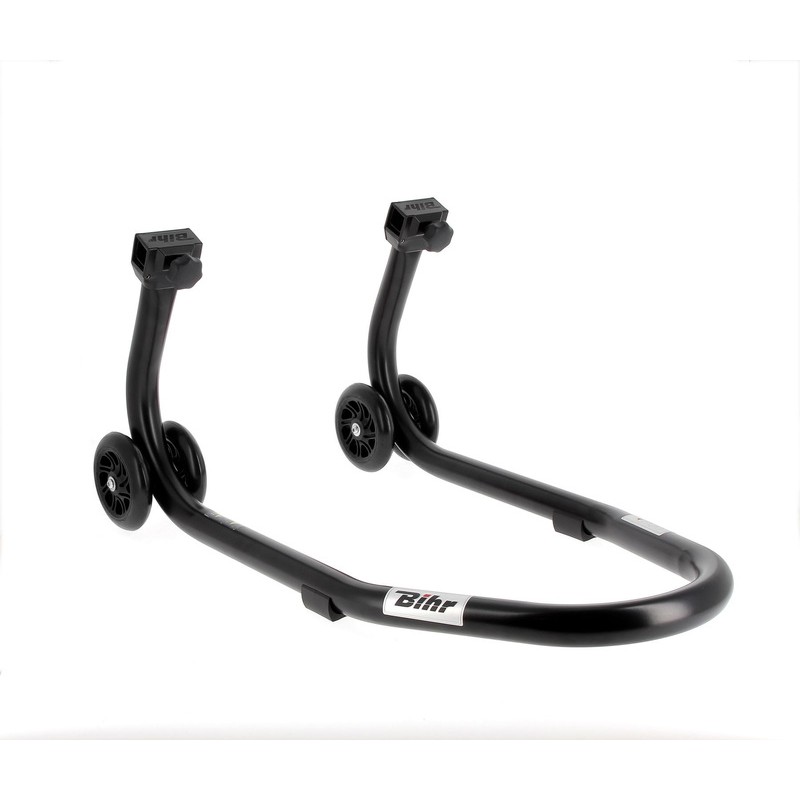 Caballete delantero BIHR Home Track color negro mate y ruedas negras