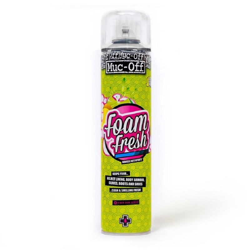 Espuma limpiador antibacteriano MUC-OFF Helmet Foam Fresh Spray 400...