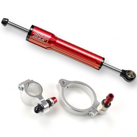 Kit amortiguador de dirección BITUBO rojo montaje OEM - Yamaha YZF R1