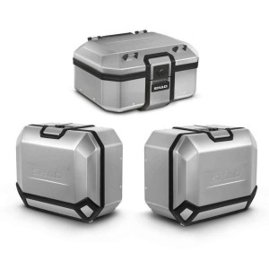 Pack maletas SHAD Terra 120L - Baúl 37L + Maleta derecha 36L + Male...