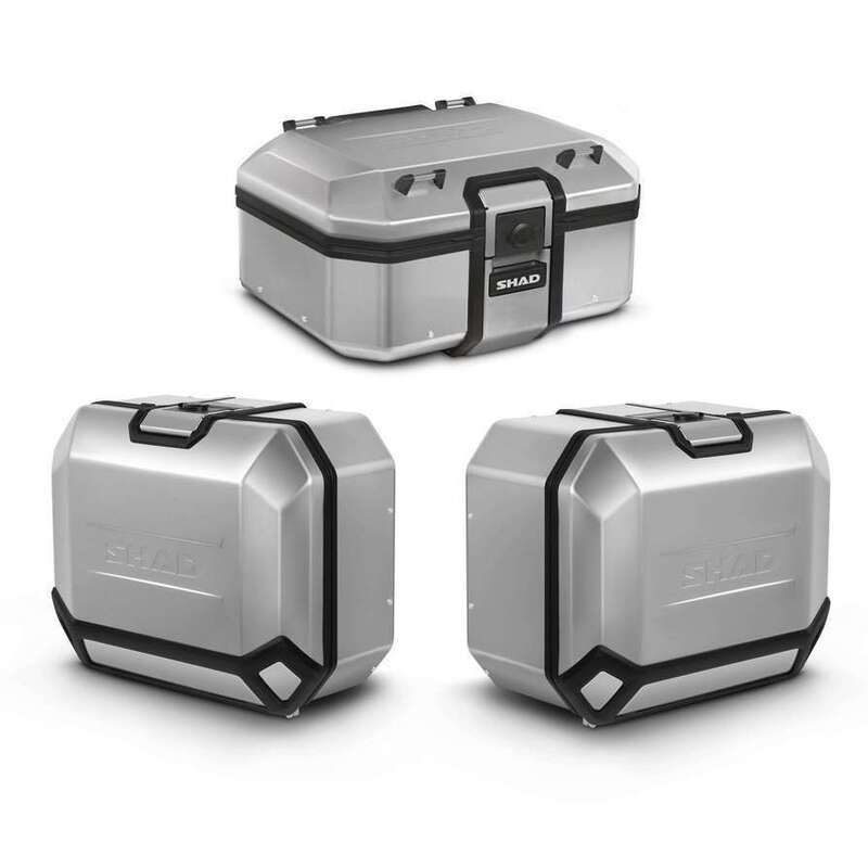 Pack maletas SHAD Terra 120L - Baúl 37L + Maleta derecha 36L + Male...