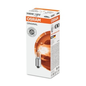 Lámpara OSRAM 64132 - H6W 12V 6W - 10 uds