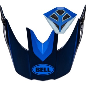 Kit Visera + Mentonera BELL Moto10 Spherical MECHANT - Azul