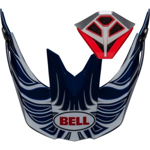 Kit Visera + Mentonera BELL Moto10 Spherical TOMAC - Azul