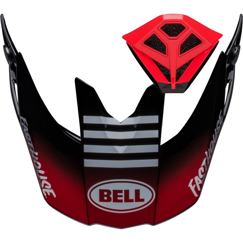 Kit Visera + Mentonera BELL Moto10 Spherical FH PRVT - Negro