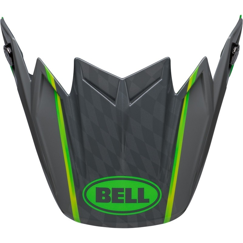 Visera BELL MOTO-9 Flex Sprite - Gris / Verde