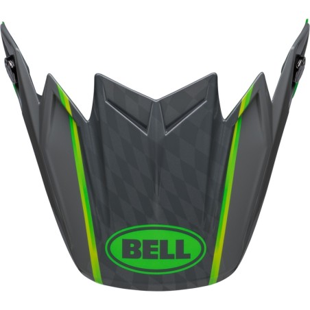 Visera BELL MOTO-9 Flex Sprite - Gris / Verde