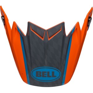 Visera BELL MOTO-9 Flex Sprite - Naranja / Gris / Azul