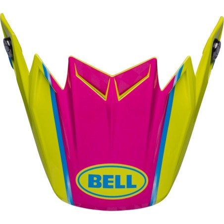 Visera BELL MOTO-9 Flex Sprite - Amarillo / Magenta / Cian