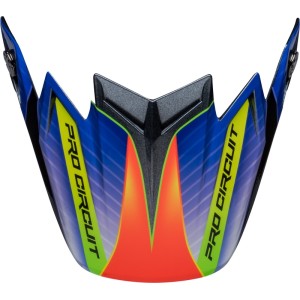 Visera BELL MOTO-9 Flex Pro Circuit 23 LE - Silver Metalflake Blue