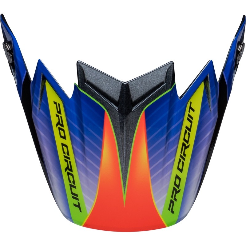 Visera BELL MOTO-9 Flex Pro Circuit 23 LE - Silver Metalflake Blue