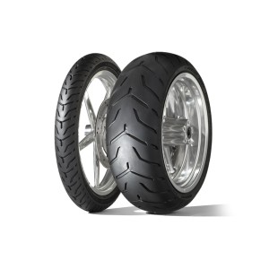 Neumático DUNLOP D408 F WWW (HARLEY-D) Banda blanca ancha 130/90 B ...