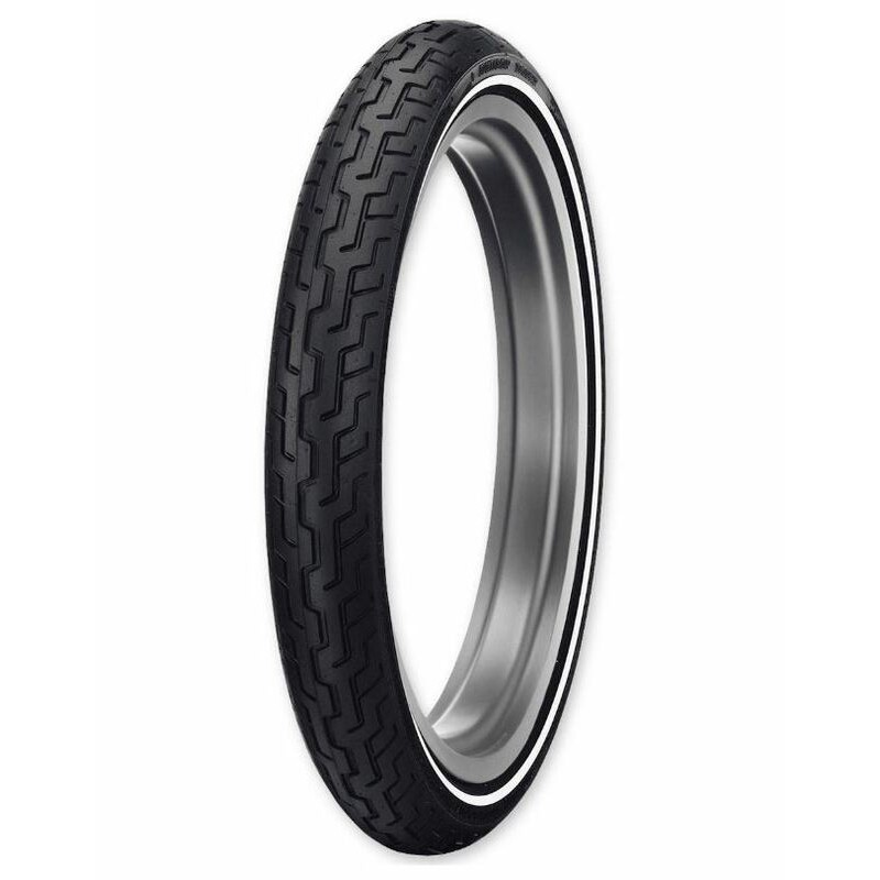 Neumático DUNLOP D402F MWW (HARLEY-D) Banda blanca media MH90-21 M/...