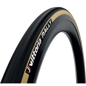 Tubular Vittoria Rally 28x25c flanco crema válvula RVC